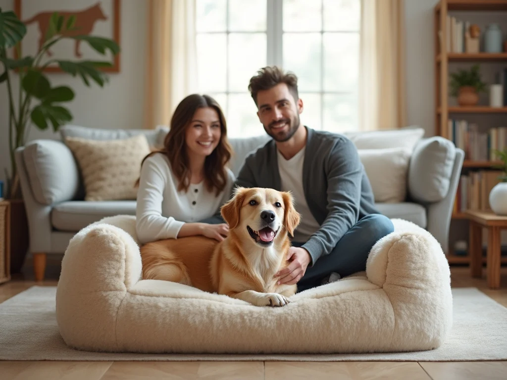 Amazon com human dog bed in trendy, pet-friendly living room