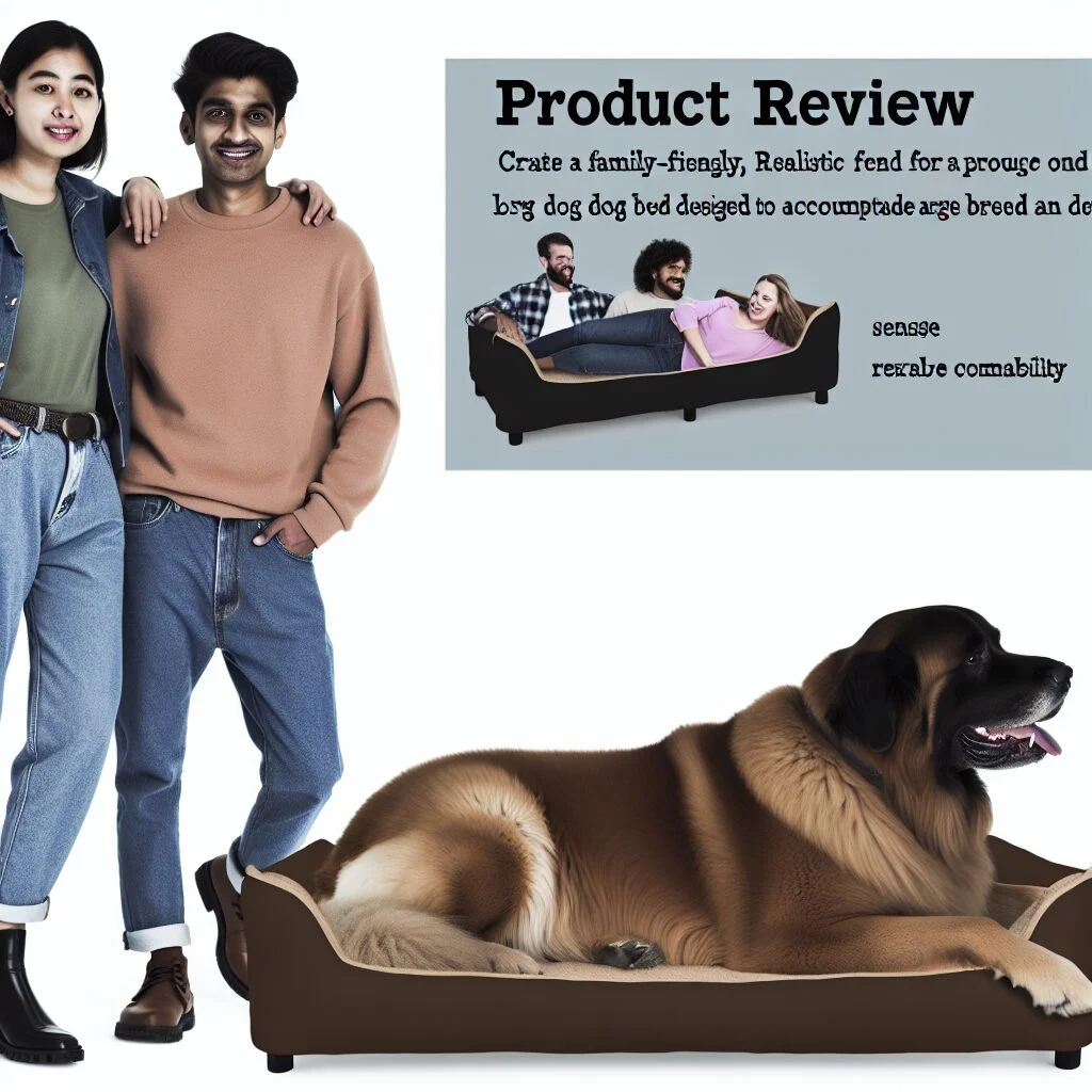 People and large dog interacting on x large human dog bed